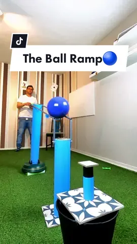 The Ball Ramp 🔵 #trickshot #entertainment What🤯