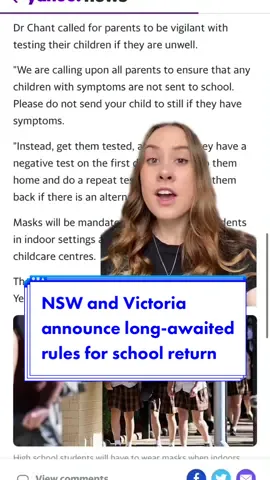 #NSW and #Victoria announce long-awaited rules for #school return 📚 #australia #omicron #covidnsw #nswhealth #covidvic #covidvictoria