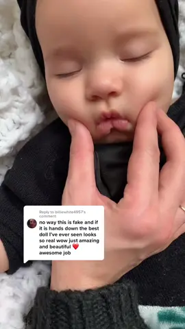 Reply to @billiewhite4957 #babydoll #doll #squishy #imobsessed #fup #babyfever #sleepingbeauty