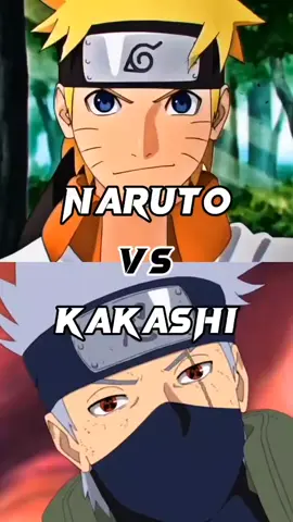 Naruto vs Kakashi #anime #animenaruto #naruto #kakashi