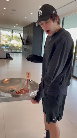 One year ago I built the Hawaiin Punch Water Fountain! #unnecessaryinventions @daviddobrik @nataliem
