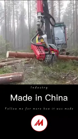 Modern ways to cut down the trees. #youdontknow #satisfyingvideo #satifying