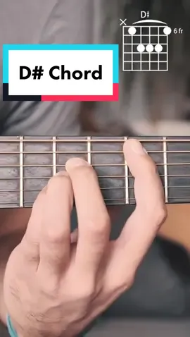 How To Play A “D#” Chord // Beginner Guitar Chord Series #13 #guitar #guitartok #guitartutorial #guitarlesson #guitarchords #guitarchord