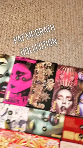 To say I'm in love with @patmcgrathreal is an understatement! This isn't including my lippies. Just need the blushes now #makeupaddict #eyeshadow  #patmcgrathlabs #fyp