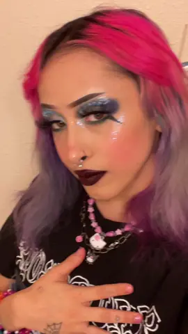 wasn't even trying to blink so much was mostly trying not to pass out 🥲😭 #fyp #makeup