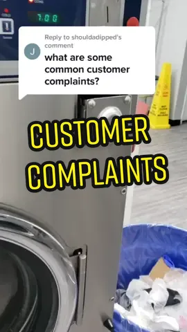 Reply to @shouldadipped Popular customer complaints at my laundromat