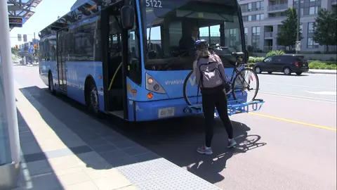 For those of you that take 20 mins loading your bike on a bus #yrt #VivaRapidTransit #Bike'n'Bus  #TransitHacks #Transit