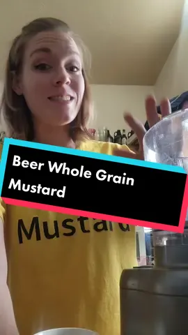 Beer whole grain (kinda) mustard!! #TeamMustard #makeitathome #condimentwars #foryoupagе #ketchupisagarbagecondiment