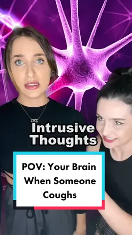 POV Your Brain When Someone Coughs 🧠 What POV Brain video should we do next?! #innerthoughts #anxiety #pov #sketchcomedy #intrusivethoughts