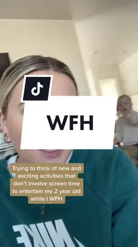 But Drew at the end 😂 It’s a constant struggle 😅 #wfhmom #momtok #toddlerchallenge