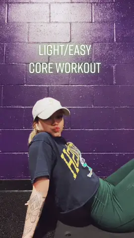 light & easy 🤩 #abs #coreworkout #Fitness #fyp #fitmom #lightwork #begginerworkouts #GymTok #GymLife