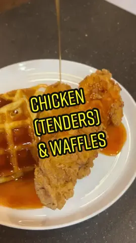 Reply to @og_shiestygang  I could eat this for every meal #chickenandwaffles #chickentenders #masterbuilt #cooking #Foodie #FoodTok #foodtiktok #fyp