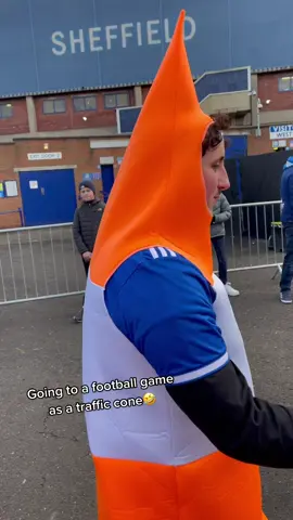 Rubbish result, class day🤣💙 #trafficcone #itfc #ipswichfans #footballfans #footballchants #funny #costume #danceif #fyp #foryou