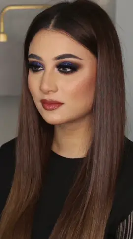 Blue Smokey Eye 💙#foryoupage #makeup #torontomakeupartist #tiktokmakeup #pakistanimakeupartist #fpy #tiktokpakistan #makeuptutorial #smokeyeye