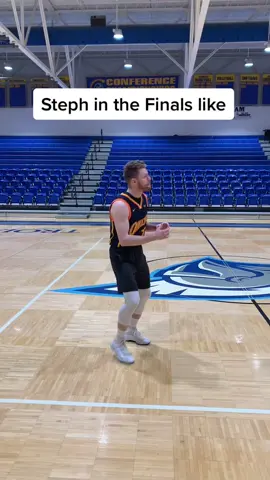 Steph in the Finals like 🤣 #fyp #foryou #stephcurry #NBA #funny #viral #trend