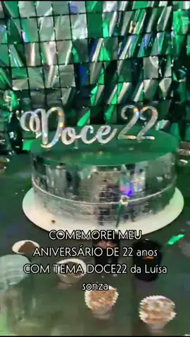 Comemorei meu aniversário de 22 anos com tema #doce22 da @Luísa Sonza #luisasonza #sonza #anacondachallenge #anaconda🐍 #aniversario #22anos #festa