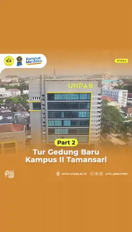 Ini dia gedung baru Kampus II Unpas Tamansari! 😍 #kampus #universitas #unpas #bandung #pendidikan