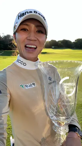 Lydia signing off! ✌️👋 #lpga #lydiako #golf