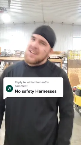 Reply to @williaminman3 #roofingconstruction safety is number 1!