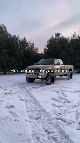 #fyp #secondgen #dodge #trucktok #snow #ITriedItIPrimedIt #lotlizarddiesel #relatible