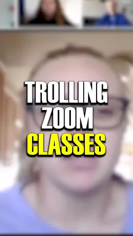 Trolling Zoom Classes again 😂😂😂 #fyp #college #prank #nelk #fullsend