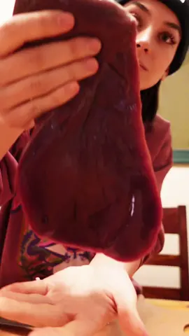How I prep and eat RAW BEEF LIVER #rawcarnivore #rawliver #holistichealth #tiktokchiro #westonaprice