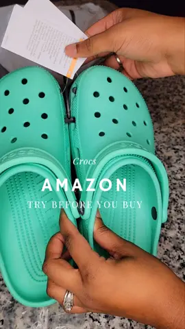 I'm taking advantage of Amazon Try Before You Buy from now on! #amazon #crocs #amazonfinds #amazontrybeforeyoubuy #28DaysOfEucerin
