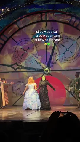 First curtain call as Elphaba 😭 #wickedthemusical #westend #elphaba