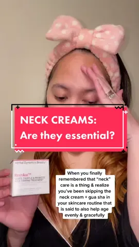 FINALLY REMEMBERED THAT NECK CREAMS WERE ESSENTIALS Ft. @Herbal Dynamics Beauty More details on my Instagram @lovelifebeauty.blog #neckcreams #skintok