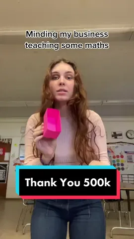 Thank you guys so much 😊💖 welcome to the tiktok class!!! We have fun here 🍎💃 #teacher #500k #thankyou