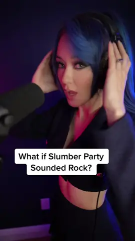 Slumber Party @ashnikko Rock Cover wanna hear the FULLSONG??!! prod by @itsarcaeus #fyp #music #viral #rock #cover #wlw #ashnikko