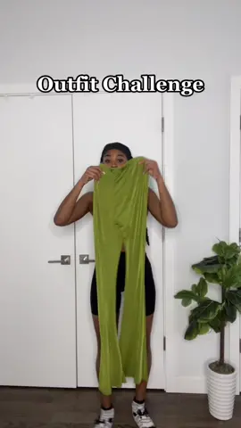 Stop cause why do I actually like this 😂😂 #style #outfitchallenge #fashiontiktok #greenoutfit #aesthetic