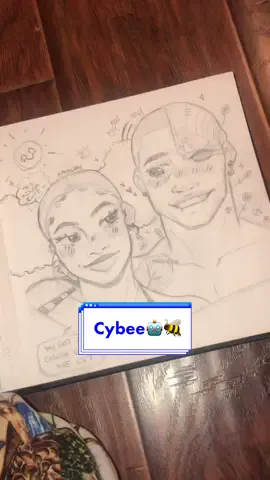 I’m literally just projecting 😩 #couple #RBCPodiumPose #fanart #teentitans #cyborg #bumblebee #titans #kauylow #artistsoftiktok