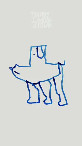 We made this dog real. (Drawing by 5-year-old Andrès.) #ifkidsdrawingswerereal #beagle