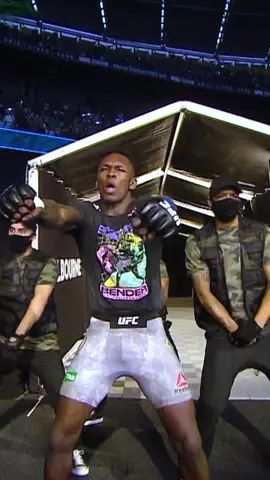 Izzy’s style is just UNMATCHED 🕺💥 #UFC #israeladesanya #walkout #ufc271
