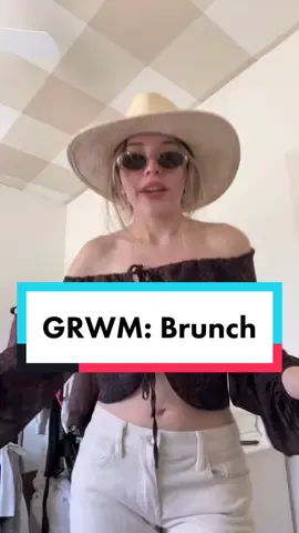 rlly wanted to wear that hat smh #brunchoutfit