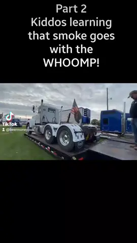 Whoomp Whoomp... Did you check out Part 1?? Nothing beats the WHOOMP SOUND. #semi #whoomp #smoke #fyp #tractor #BEERMONEYPULLINGTEAM