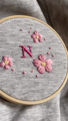 Birthday present for my bestie 🌸 #embroideredhoodie #embroidery