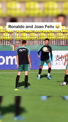 When Cristiano Ronaldo showed Joao Felix how to do it in Portugal training 🔥 #ronaldo #cristianoronaldo #portugal #cr7 #Soccer #joaofelix