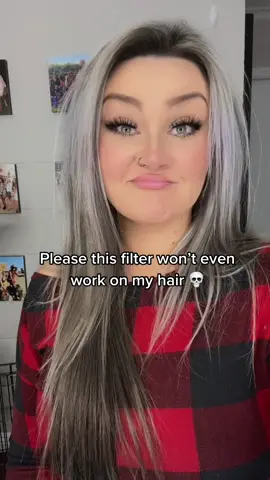 Brown hair filter did me dirty #SoFiBreakUpChallenge #BbStyleFearlessly #MACChallengeAccepted #MomsofTikTok #badmomsoftiktok