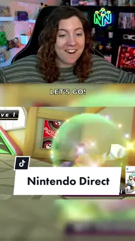 Check out my YouTube channel to see the rest of my reaction to the #nintendodirect! #mariokart8deluxe #nintendogamer #twitchclip #GamerGirl