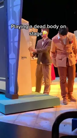 Peak of my acting career 📈 #theatre #clueonstage #urmom