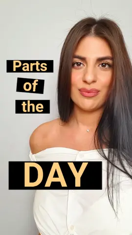Parts of the Day 🤎 #english #eng #tips #teacher #day #ingles #inglese #usa