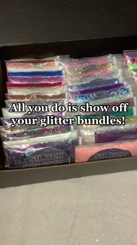 Everyday! All day! #SoFiBreakUpChallenge #glitterbundles #acrylicglitter #nailglitter #glitterseller #silverglitzz