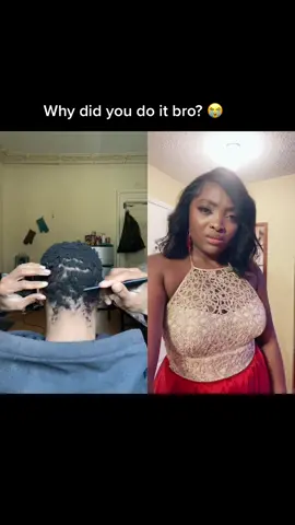 #duet with @tyriebrooks4real Naw bro you just leave it alone to dread up 😓#fyp #foryou #AlaskaAirCAREoke #viral #trending #duet #funny #blackpeople