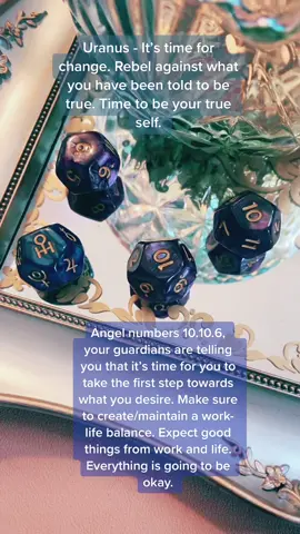 #fypシ#fyp #diceroll #dicereading #dailydiceroll #viraltiktok #witchesoftiktok #witch #angelnumbers #uranus #witchtok  #spiritualtiktok #luckynumber