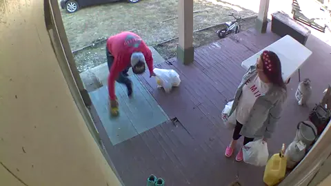 Front door camera caught me #fail #falling  #fumbleontheplay #klutz