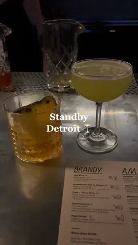 Standby Detroit - my new favorite spot! 🍸 | #fyp #detroitbars #standby #michiganbars #cocktailbar #detroitfoodie #nightlife #downtowndetroit