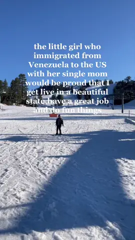 Skied all day and it was an amazing day ✨ #immigrant #venezuela #latina   #california #ski #snow #thankful