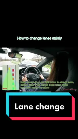 Make sure you can see the vehicle in the top mirror. #speed #driving #lesson #test #pass #lanes #mirrors #howtodrive #drive #manual